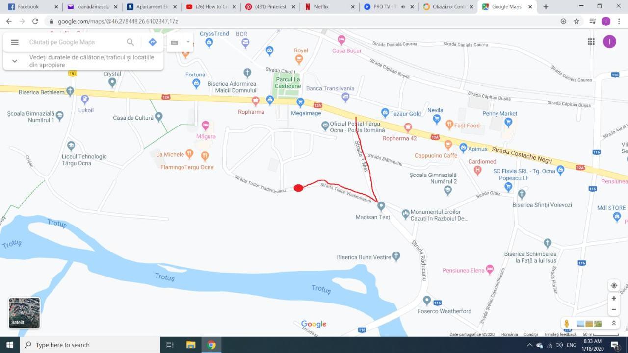 Apartament Elefant Tg. Ocna Apartman Aknavásár Kültér fotó